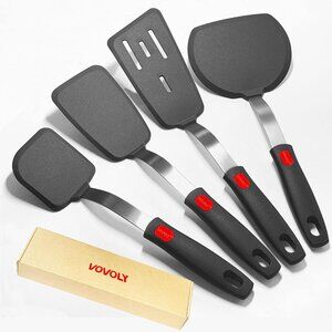 Heat Resistant Spatulas for Nonstick Cookware Kitchen Flipper Utensil for Egg